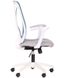 Кресло Nickel White сиденье Сидней-05/спинка Сетка SL-18 аквамарин 297175АМ фото 5