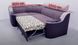 Раскладной диван в гостиную с ламинированными подлокотниками и полочкой угловой арт040163.5 440312322.6.ВО фото 4