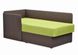 Кровать детская 175х87х71 Боннель ППУ матрац в мебельной ткани коричневая зеленая 440301453В202.1 фото 1