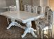Набор мебели для гостиной стол деревянный раскладной + стулья Леон 6 шт белый с золотым патинированием 440304034ПЛМ фото 1