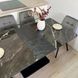 Комплект кухонный стол Notsob Т 110х70(+35) Стандарт черный + стул Maj 4 шт серый 0213JAM фото 14