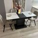 Комплект кухонный стол Notsob Т 110х70(+35) Стандарт черный + стул Maj 4 шт серый 0213JAM фото 24