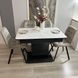 Комплект кухонный стол Notsob Т 110х70(+35) Стандарт черный + стул Maj 4 шт серый 0213JAM фото 23