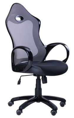 ➤Цена   Купить Кресло Матрикс-1 Черный, сиденье Сетка черная/спинка Сетка серая ➤Черный ➤Кресла офисные➤AMF➤024336AM фото