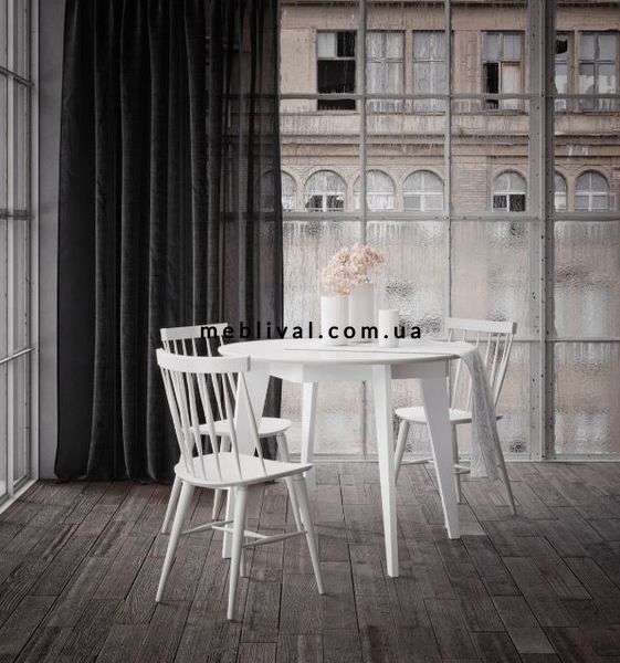 ➤Цена 6 515 грн UAH Купить Круглый стол Рам D100 деревянный natural-white ➤natural-white ➤Столы круглые➤Kulvpa➤0020PAV фото