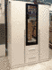 Шкаф с распашными дверями с зеркалом и ящиками белый 1360 440303485.EMB фото 1