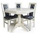 Комплект мебели для столовой стол 800 (+350) и стулья Венеция 4 шт 440303223ПЛМ фото 1