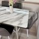 ➤Цена 28 180 грн UAH Купить Комплект кухонный стол Retsech 120х80(+40) Стандарт + стул Maj 6 шт бело-серый ➤сірий+білий ➤Комплекты обеденные деревянные➤Maj➤0221JAM фото