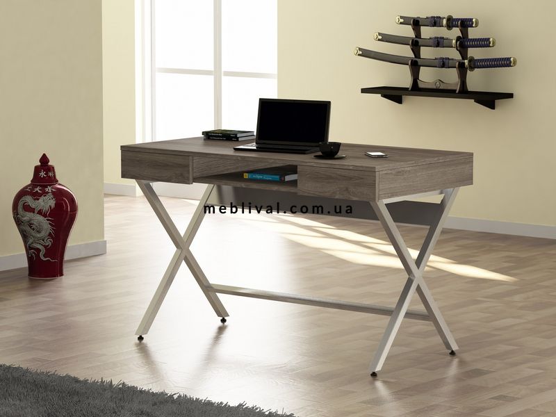 ➤Цена 4 995 грн  Купить Рабочий стол в стиле Loft Дуб арт050138.1 ➤дуб ➤Письменные столы в стиле Loft➤Modern 10➤62684LO фото