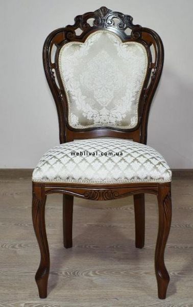 ➤Ціна 9 850 грн  Купити Банкетный стул для гостиной с резьбой Дерек темный орех➤темный орех ➤Стулья деревянные➤Агросвит 1С➤6601201ПЛМ фото