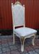 Мягкий стул в стиле барокко с резными элементами патинированный лак лак Паникале 440306245ПЛМ.2 фото 3