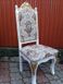 Мягкий стул в стиле барокко с резными элементами патинированный лак лак Паникале 440306245ПЛМ.2 фото 5