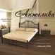 Кровать металлическая двуспальная Анжелика на деревянных ножках 440300888WOOМЕТДИЗ.1 фото 2
