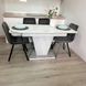 Комплект стол кухонный Edils 110х70(+40) Стандарт бетон светлый + стул Maj 4 шт 0247JAM фото 4