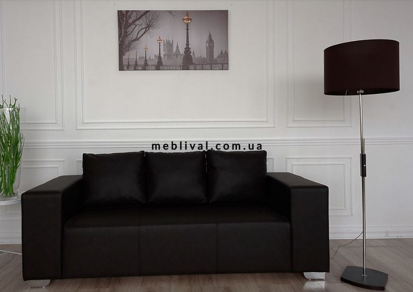 ➤Цена 9 185 грн  Купить Мягкий диван в гостиную арт030020.5 ➤Черный ➤Диваны офисные➤Modern 3➤440303464.6.EMB фото