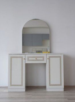 ➤Цена   Купить Туалетный столик Стелла (Embawood) White ➤ ➤Трюмо➤Embawood➤440312554.1ПЕХ фото