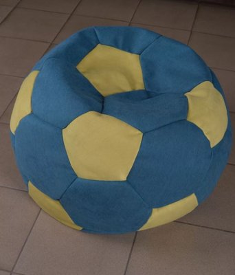 ➤Ціна 2 022 грн  Купити Пуф мяч диаметр 70 ППУ шарики Дизайн 4➤Синій ➤Пуфы➤M_S-ПУФ➤441300222М.3 фото