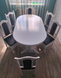 Комлект столовый стол 160х90+40 и 6 стульев Брен белый 440304031ПЛМ.3 фото 8