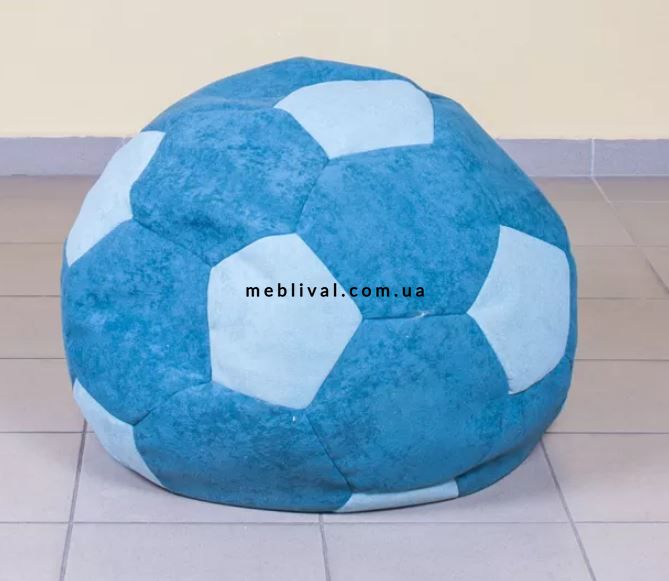 ➤Цена 2 022 грн  Купить Пуф мяч диаметр 70 ППУ шарики Дизайн 4 ➤Синий ➤Пуфы➤M_S-ПУФ➤441300222М.3 фото