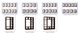 Шкаф-купе Стандарт двухдверный фасады ДСП+зеркало 440304591матр фото 25