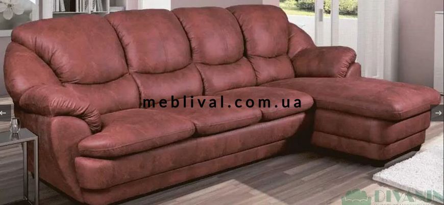 ➤Цена 59 537 грн  Купить Диван угловой раскладной 270х165х105 ППУ коричневый ➤Коричневый ➤Диваны угловые➤B_S_У➤440300948ВЕС.1 фото