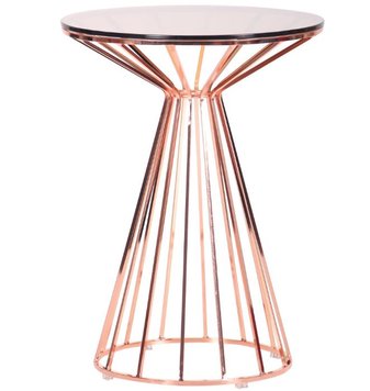 ➤Цена 4 799 грн  Купить Стол Canary, rose gold, glass top ➤ ➤Столы барные➤AMF➤545677АМ фото