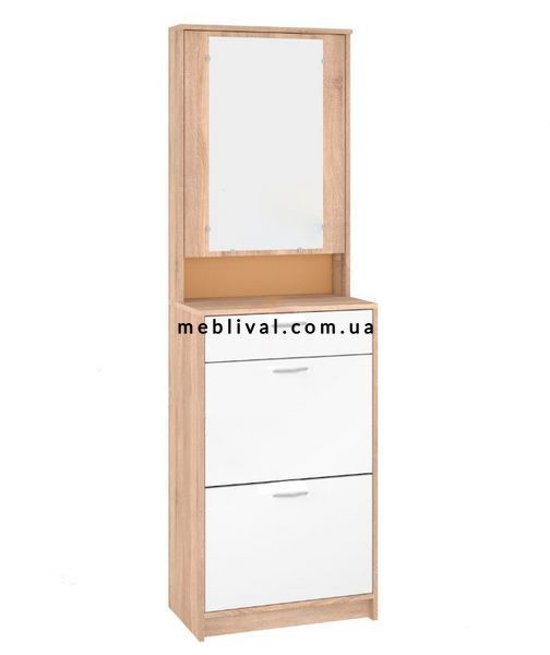 ➤Цена 5 606 грн  Купить Тумба для обуви Т-3 с зеркалом Трюфель 60х36х193 ➤трюфель ➤Тумбы для обуви➤ПЕХ➤440311590,4ПЕХ фото