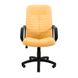 Кресло офисное на колесиках 61х70х104-112 пластик кожзам желтый 1244856758RICH3 фото 3