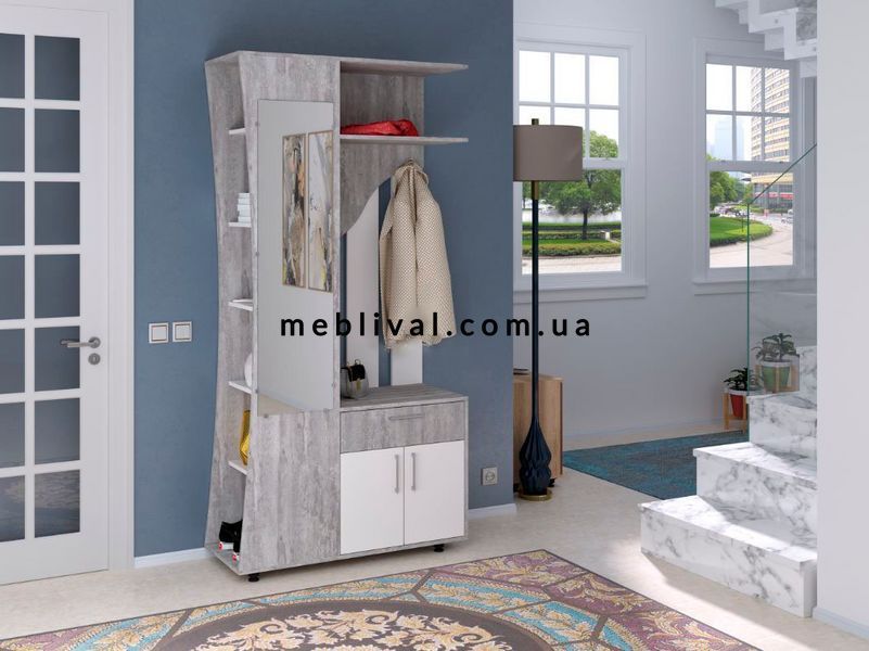 ➤Цена 9 304 грн  Купить Прихожая орех+дуб сонома 100х43х203 ➤орех ➤Прихожие➤ПЕХ➤440302669,1ПЕХ фото