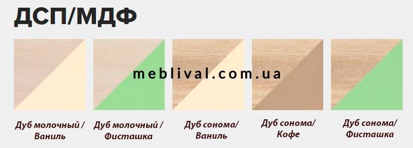 ➤Ціна 21 493 грн  Купити Кровать двухъярусная с лестницей комодом ДСП Дуб сонома+МДФ фисташка 237х85х166➤фисташка ➤Кровати двухъярусные➤ПЕХ➤440302743,4ПЕХ фото