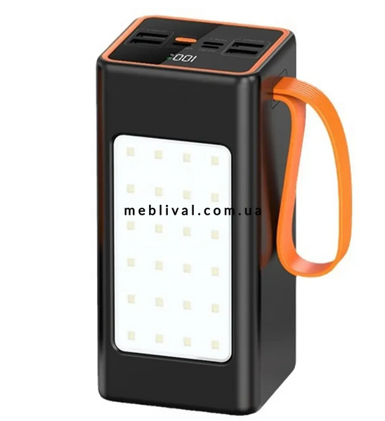 ➤Цена 2 499 грн UAH Купить Мощный Power Bank XP-51 70000 мАч 20W PD с LED-лампой и цифровым дисплеем ➤Черный ➤Другое➤ImportTop➤151515 фото Мощный Power Bank XP-51 емкостью 70000 мАч с поддержкой быстрой зарядки PD 20W, яркой LED-лампой и цифровым дисплеем. Практичное решение для смартфонов, планшетов, путешествий, кемпинга и использования во время отключений электроэнергии.
