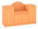 Тумба для обуви Б-4 ДСП орех, кожзам кофе 110х38х62 440302702,9ПЕХ фото 8