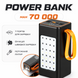 Мощный Power Bank XP-51 70000 мАч 20W PD с LED-лампой и цифровым дисплеем 151515 фото 7