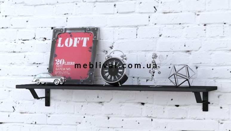 ➤Ціна 1 823 грн  Купити Оригинальная полка на стену в стиле Loft арт050167➤ ➤Полки настенные в стиле Loft➤Modern 10➤62413LO фото