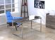 Рабочий стол на металлических ножках в стиле Loft Орех арт050133 62663LO фото 5