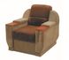 Кресло нераскладное с широкими подлокотниками 99x93x97 Bonnel ППУ + ниша для хранения шоколадный 440310725юд86.5 фото 1