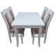 Комплект кухонный стол кухонный Виривиль + стулья Баркю-2 белый 440312195ПЛМ фото 2