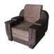 Кресло нераскладное с широкими подлокотниками 99x93x97 Bonnel ППУ + ниша для хранения шоколадный 440310725юд86.5 фото 4