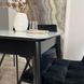 Комплект кухонный стол Retsech 110х70(+40) Стандарт + стул Maj 6 шт черный 0223JAM фото 6