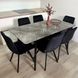 Комплект кухонный стол Retsech 110х70(+40) Стандарт + стул Maj 6 шт черный 0223JAM фото 15