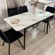 Комплект кухонный стол Retsech 110х70(+40) Стандарт + стул Maj 6 шт черный 0223JAM фото 3