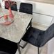 Комплект кухонный стол Retsech 110х70(+40) Стандарт + стул Maj 6 шт черный 0223JAM фото 16