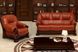 Комплект мягкой мебели классический диван раскладной + кресло нераскладное с деревянными резными деталями 440310645юд85 фото 2