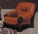 Комплект мягкой мебели классический диван раскладной + кресло нераскладное с деревянными резными деталями 440310645юд85 фото 5