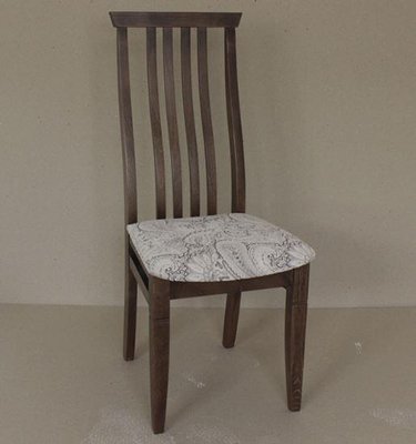➤Цена 2 655 грн  Купить Гостиный стул спинка натуральное дерево сиденье мягкое ткань серая Матино ➤Серый ➤Стулья деревянные➤Агросвит 1П➤440306095ПЛМ.1 фото