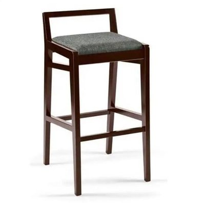 ➤Цена   Купить Стильный стул барный нерегулируемый с подножкой Бове темный орех ➤венге ➤Стулья барные➤Агросвит 1П➤440311973ПЛМ фото