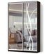 Шкаф-купе Стандарт двухдверный фасады зеркало+зеркало с пескоструйным рисунком 440304589матр фото 1