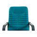 Кресло офисное на колесиках 61х70х104-112 пластик кожзам синий 1244856758RICH4 фото 4