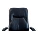 Кресло компьютерное 61х55х120-129 Tilt хромированный металл кожа натуральная черный 1358658778RICH4 фото 2