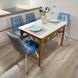Комплект кухонный стол 110х70 (+35) Dron + стул Maj 4 шт голубой 0239JAM фото 10